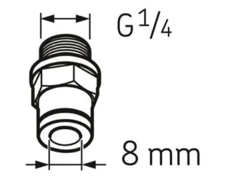 Фитинг LAPF M1/4